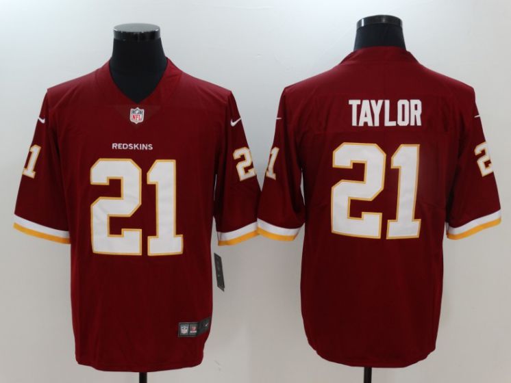 Men Washington Red Skins #21 Taylor Red Nike Vapor Untouchable Limited NFL Jerseys->green bay packers->NFL Jersey